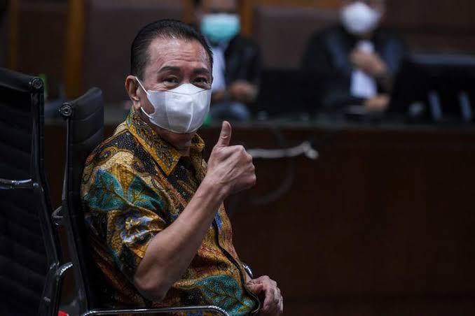 Djoko Tjandra saat menjalani sidang vonis di Pengadilan Tipikor jakarta