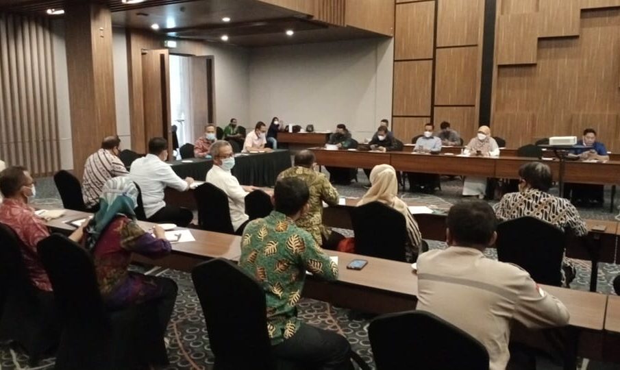 Kunjungan kerja Komisi C DPRD Jatim yang bertemu dengan PT JGU di Sidoarjo, Kamis (22/4) kemarin. SP/DPRD JATIM