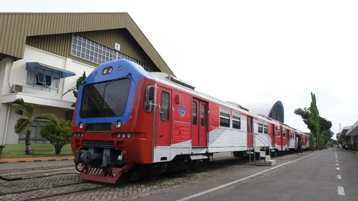Gerbong Eks KRL dialihfungsikan jadi ruang Isolasi pasien covid-19 di Madiun