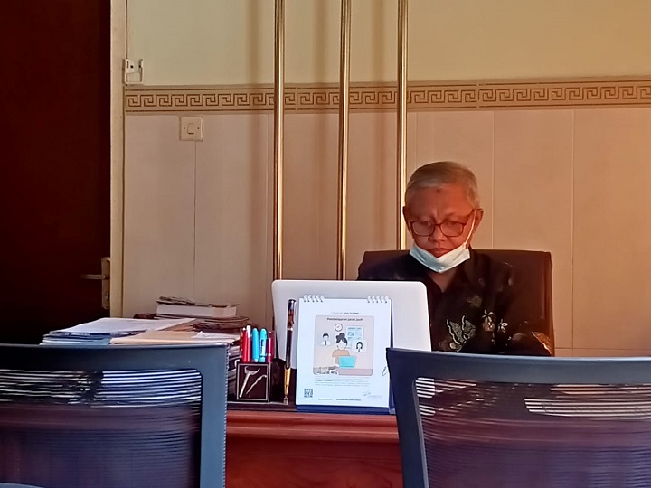 Moh. Sadik, M.Pd, Kepsek SMAN I Kalianget kecamatan Kalianget kab. Sumenep. SP/Ainur Rahman