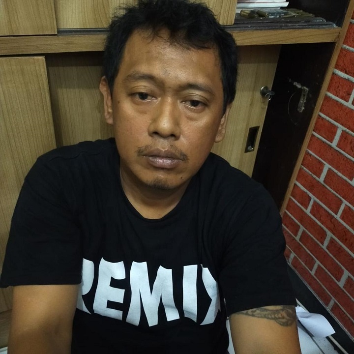 Suyono, pelaku yang berhasil diamankan Polsek Bubutan. 