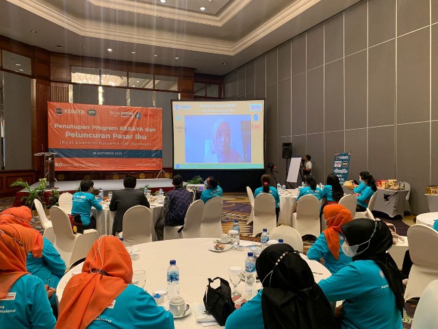 Launching Pasar Ibu di JW Marriott pada Sabtu (16/10). SP/Alqomar