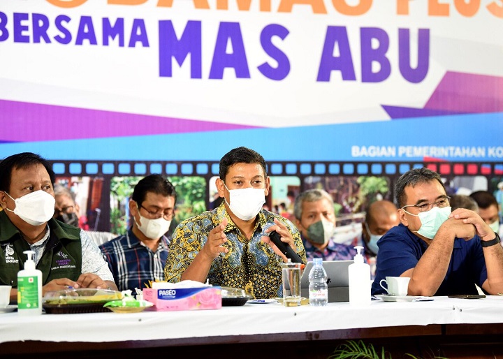 Pemerintah Kota Kediri menggelar Bincang Solutif Prodamas Plus Tahun 2021, Senin (22/11) malam. 