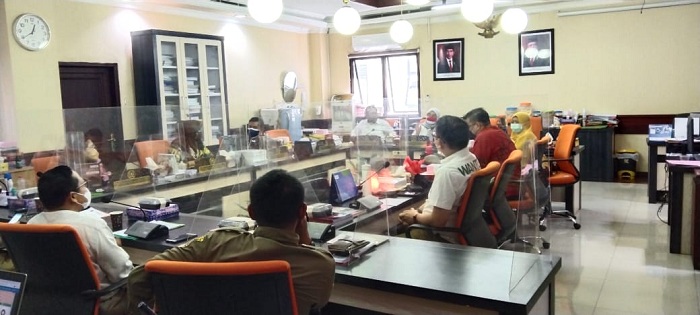 Hearing dengan Dirut Perusahaan Daerah Taman Satwa (PDTS) KBS Chairul Anwar dan Kabid KSDA Wilayah II BKSDA Jatim Wiwied Widodo.SP/ALQ