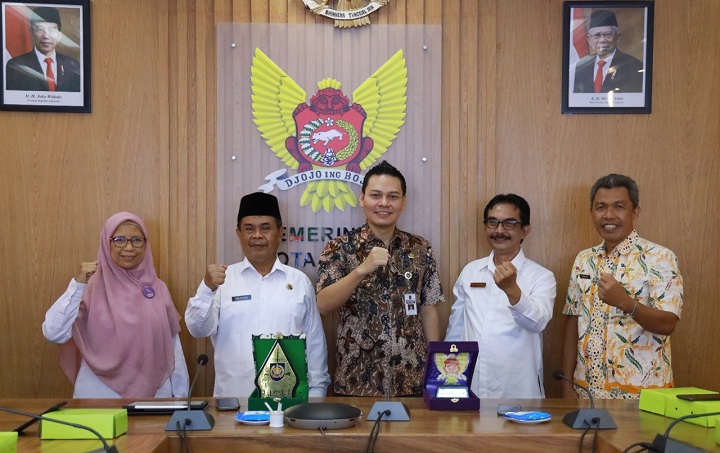 Pemerintah Kota Kediri kembali menerima kunjungan Pemerintah Kabupaten Tegal. 