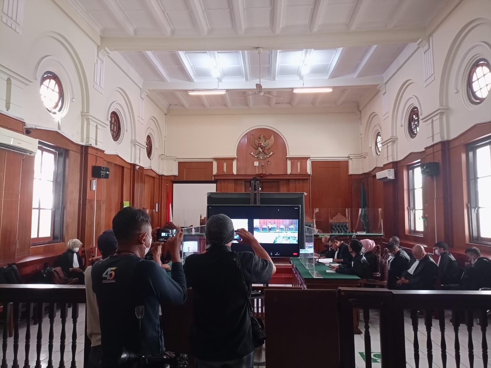 Sidang kedua kasus pencabulan santriwati Jombang oleh terdakwa M. Subchi Azal (42) alias Mas Bechi Bin Much. Muchtar Mu'thi, Senin 25 Juli 2022.