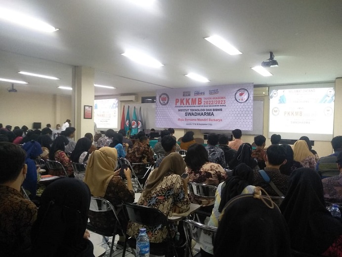 PKKMB Institut Teknologi dan Bisnis Swadharma Jakarta. SP: Ariandi