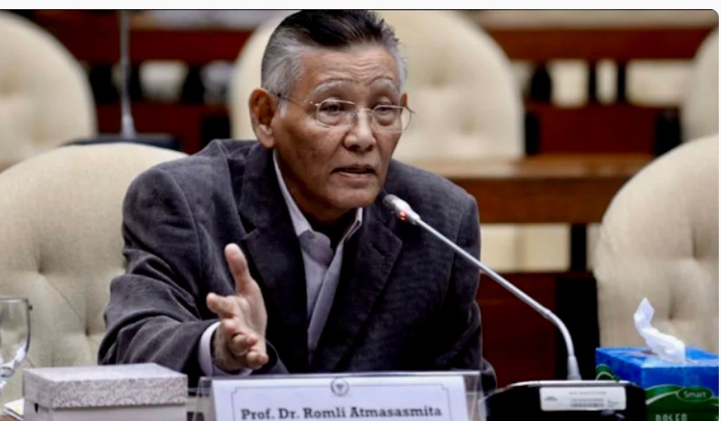 Prof. Dr. Romli Atmasasmita. SP/Ariandi.