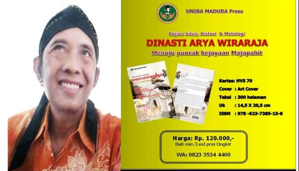 Foto : Tadjul R Ariefin Penulis buku Dinasti Arya Wiraraja menuju kejayaan Majapahit. (ft. Ainur Rahman/ SP)
