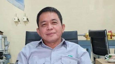 Direktur PDAM Giri Nawa Tirta Kabupaten Pasuruan Za'ari.
