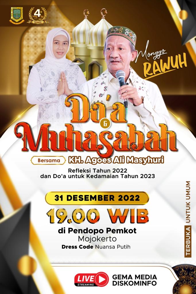 Warga Kota Mojokerto catat ini tanggal kegiatan Muhasabah dan Doa bersama Kota Mojokerto.