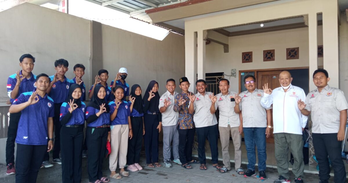 Pelepasan atlet woodball Probolinggo di basecamp woodball, Kelurahan Semampir, Kecamatan Kraksaan, Kabupaten Probolinggo, Kamis (9/3/2023). Foto: Pemkab Probolinggo.