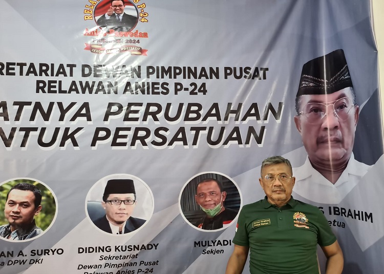 Ketua DPP Relawan Anies P24 James Ibrahim. SP/ Aida