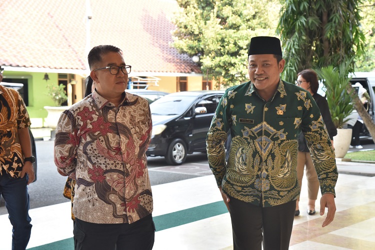 Dirjen Otda Kemendagri Dr Akmal Malik apresiasi kinerja penyelenggaraan pemerintahan daerah Kabupaten Sidoarjo. SP/ HIKMAH