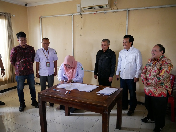 Dinas Komunikasi dan Informatika Kabupaten Sidoarjo telah menjalin kemitraan strategis dengan PT. Telkom Indonesia untuk membentuk program Desa Digital, Rabu (26/07/2023). SP/ Hikmah