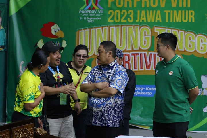 Anggota DPRD Jawa Timur Komisi E Kodrat Sunyoto mengaku bangga atas terselenggaranya Porprov kali ini. Meski anggarannya cukup minimalis. SP/Tim Humas Koni
