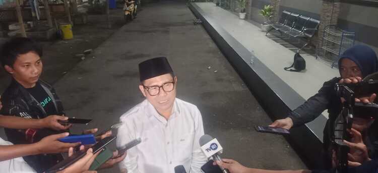Cak Imin saat mengunjungi Pondok Pesantren Al Amanah di Krian, Sidoarjo, Jumat (29/09/2023). SP/ RIKO