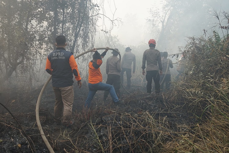 Pemerintah Provinsi Jawa Timur kembali mengirimkan bantuan logistik ke Kalimantan Selatan. SP/ BPBD Provinsi Jatim