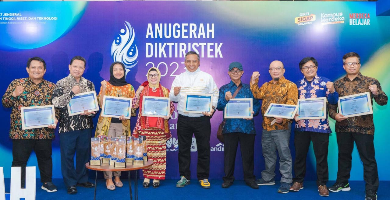 UNESA borong 9 medali Anugerah Diktiristek 2023. SP/Humas Unesa