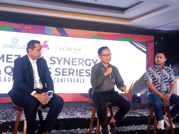 Dr. Mochammad Ayyub Arachman, spesialis kulit, kelamin, dan estetika dari RSUD Husada Prima saat menghadiri acara peluncuran Q'Men Series by Qnet, di Surabaya, Sabtu (13/01/2024). SP/ Aini