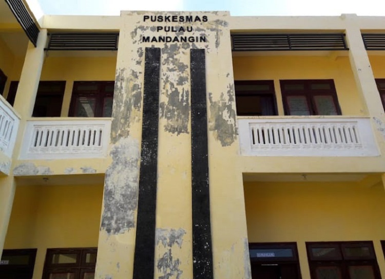 Kantor Puskesmas Pulau Mandangin. SP/ GAN