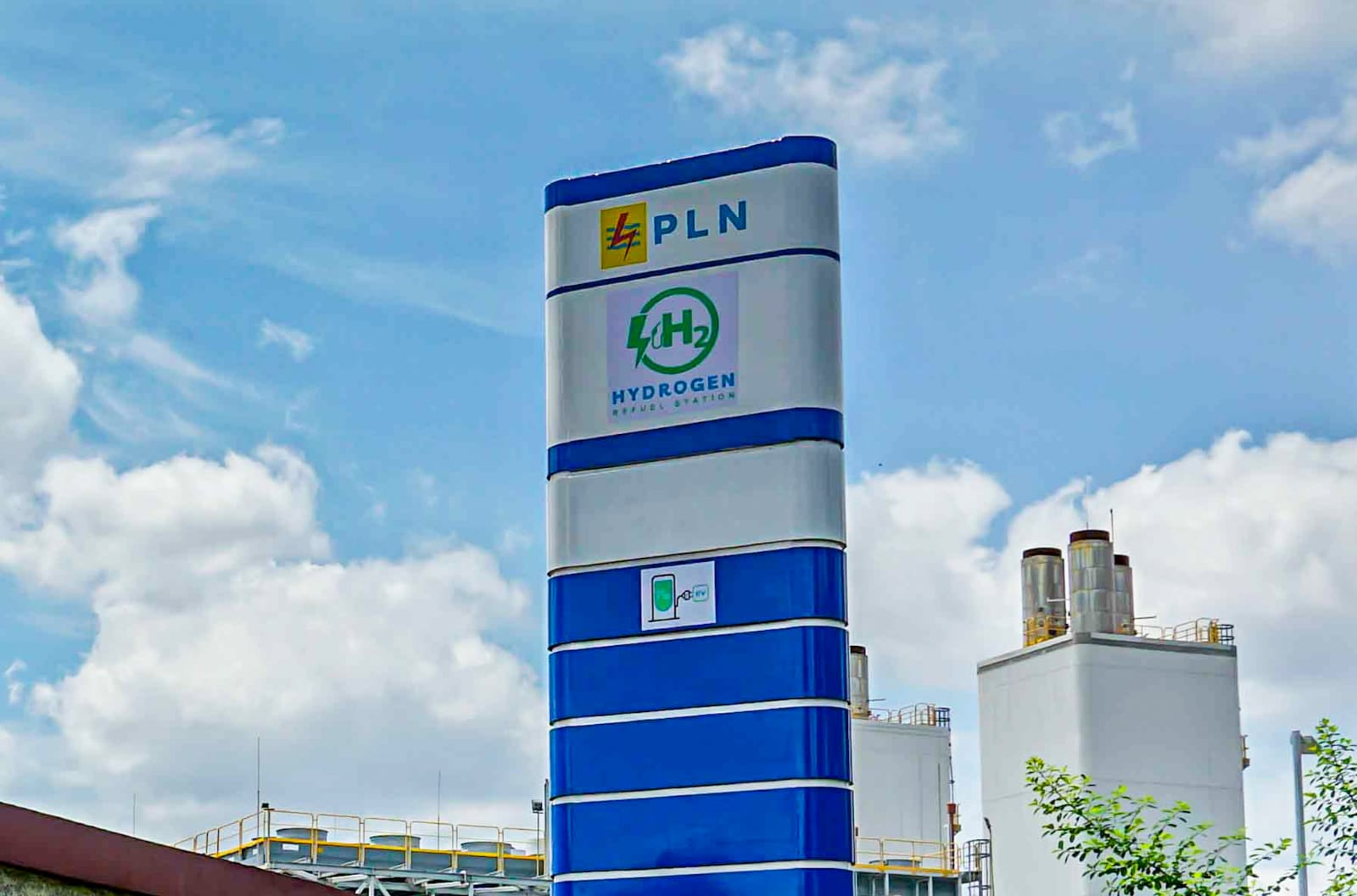 Lokasi Stasiun Pengisian Hidrogen atau Hydrogen Refueling Station (HRS) milik PLN di Senayan, Jakarta yang ditargetkan beroperasi pada Februari 2024. Foto/Humas PLN