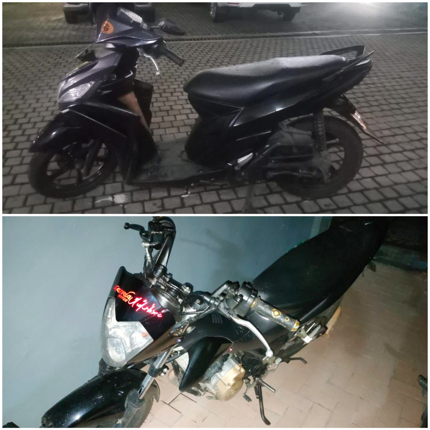Barang bukti yang berhasil diamankan anggota Unit Resmob Satreskrim Polrestabes Surabaya.