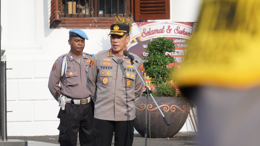 Kapolrestabes Surabaya Kombes Pol Akhmad Yusep Gunawan. SP/Ariandi.