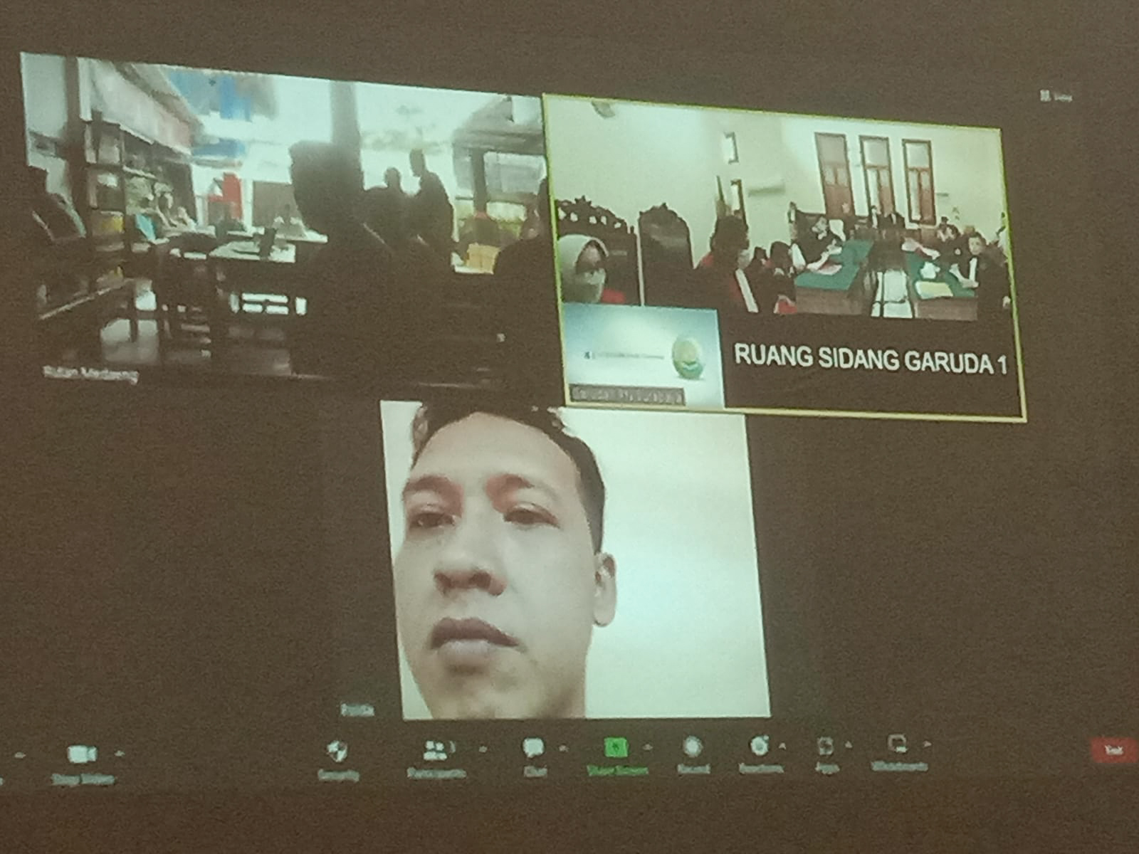 Sidang kasus penyalahgunaan narkoba di PN Surabaya, Selasa (10/01/2023). SP/Ariandi.