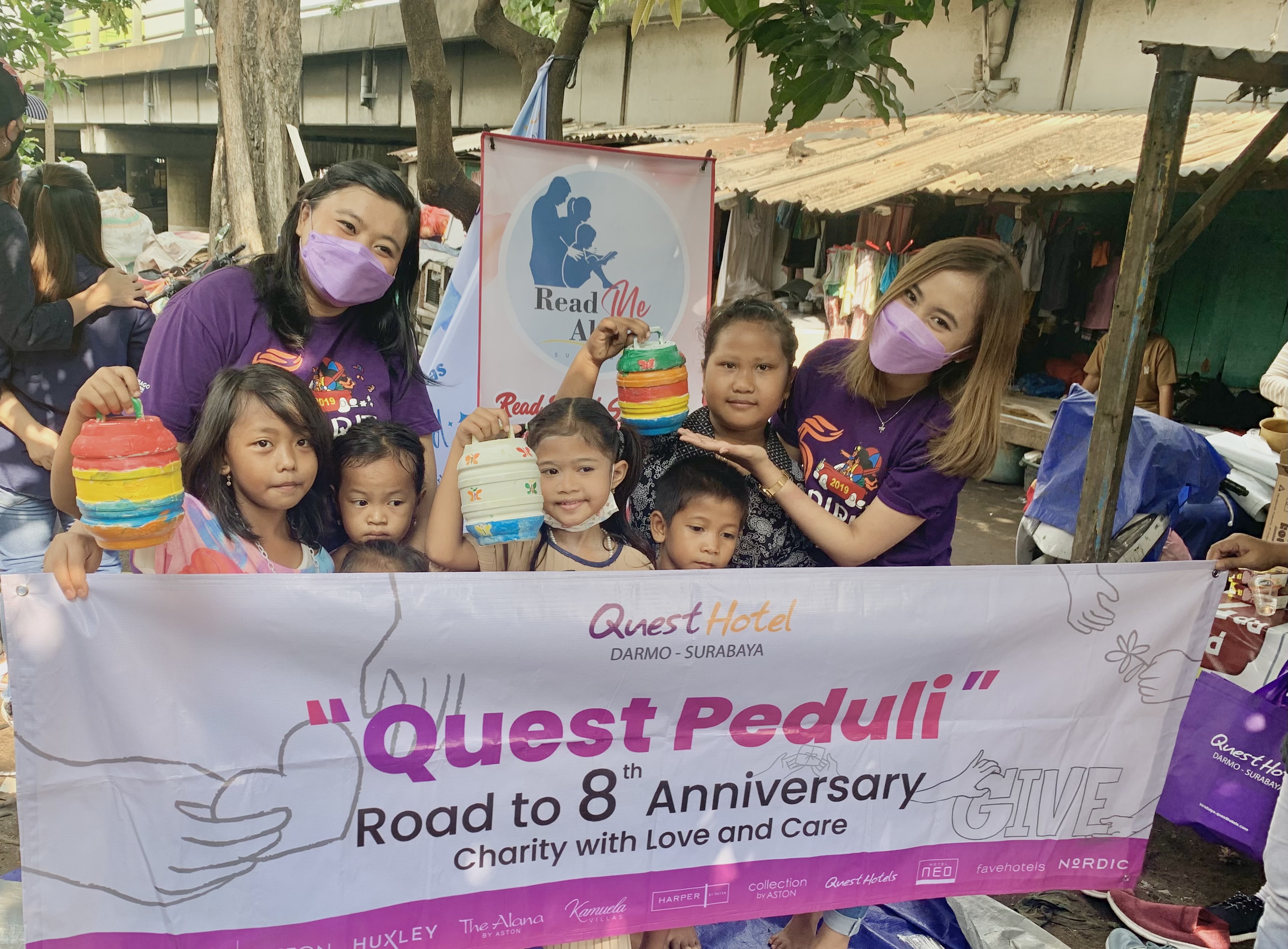 Healing bersama kampung 1001 Malam antara Quest Darmo dg RA Surabaya.


