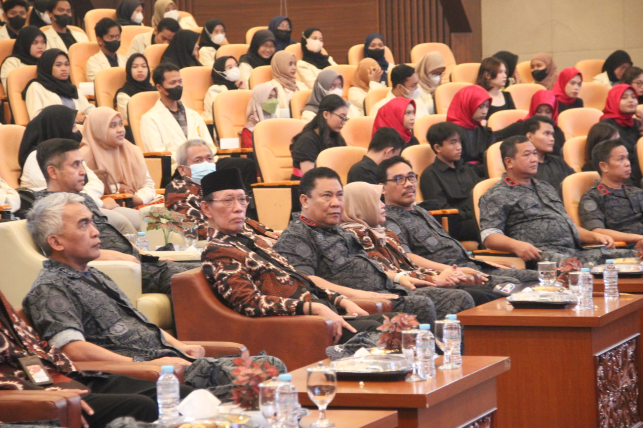 Kuliah Umum "War On Drugs" yang diberikan oleh Kepala BNN RI kepada mahasiswa UWKS di Surabaya, Jum'at (27/1/2023).SP/Ariandi.