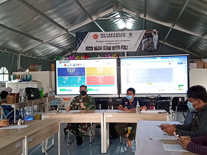 Kurang lebih 10 warga Bangkalan terkonfirmasi positif dengan hasil CT Value di bawah 25. SP/SAMMY MANTOLAS