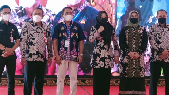 Bupati Mojokerto Ikfina Fahmawati saat membuka Musyawarah Perencanaan Pembangunan (Musrenbang), Rencana Kerja Pemerintah Daerah (RKPD) tahun 2023 Kabupaten Mojokerto. SP/Dwy Agus Susanti
