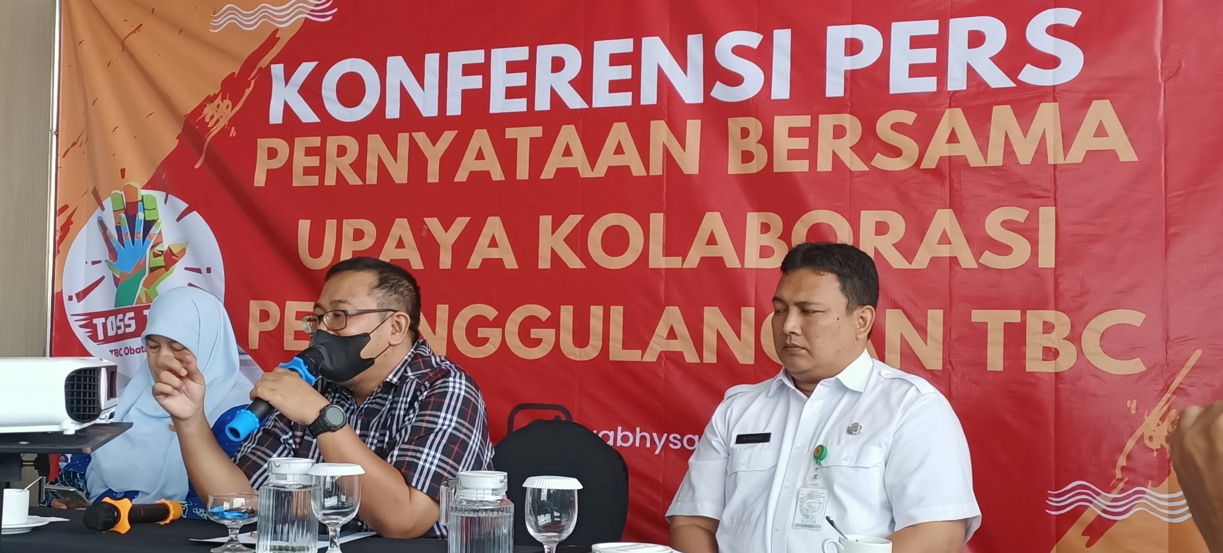 Konferensi pers pernyataan bersama upaya kolaborasi penanggulangan TBC