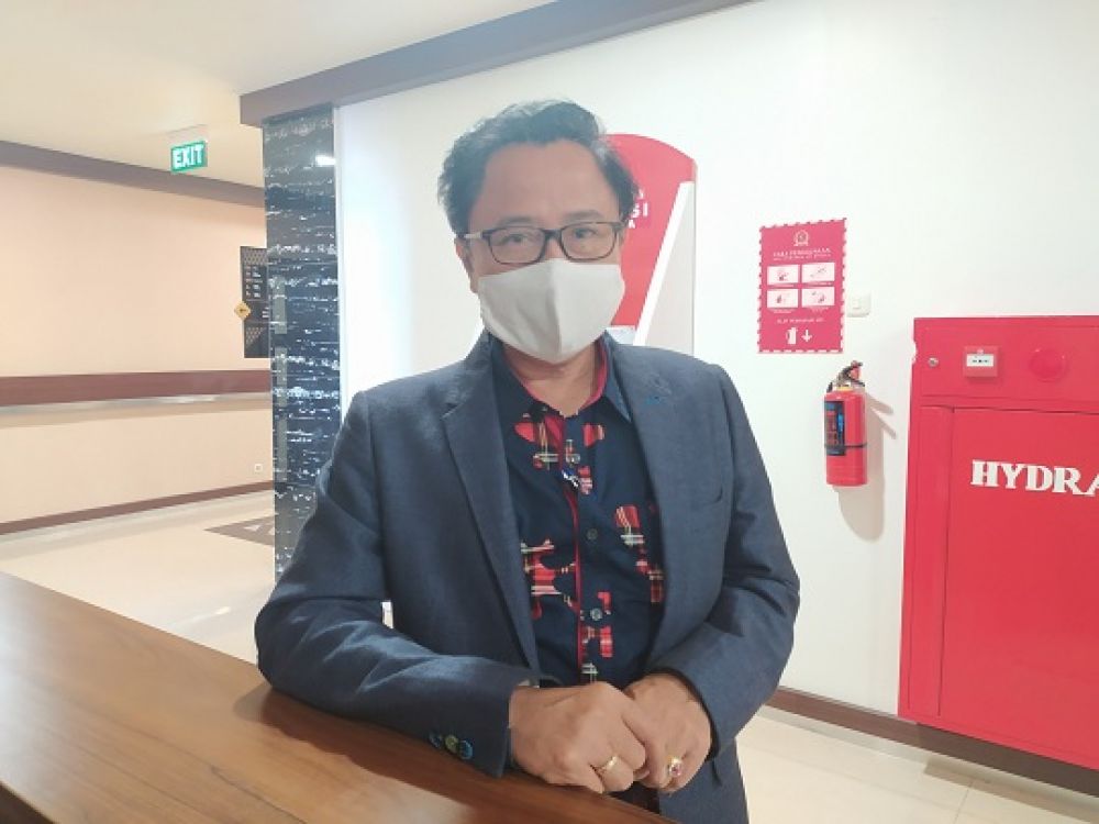 Sekretaris DPC PDI - Perjuangan Kota Surabaya, Baktiono. SP/Byta Indrawati.