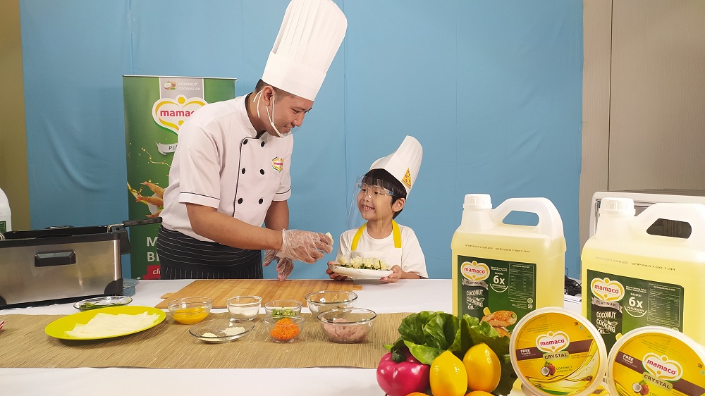 Mamaco menggelar kegiatan online live cooking yang dapat diakses melalui official Instagram mamaco.id, pada Jumat (20/11/20). SP/BYTA INDRAWATI.