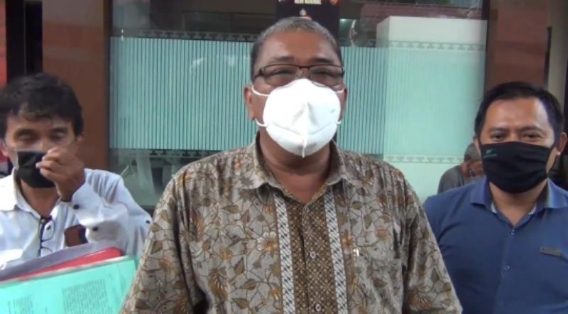 Ipong kuasa hukum Arif Syarifudin pemilik tanah di jalan Bulu Jaya, Kelurahan Lontar, Kecamatan Sambikerep, Surabaya Rabu (2/12/2020)