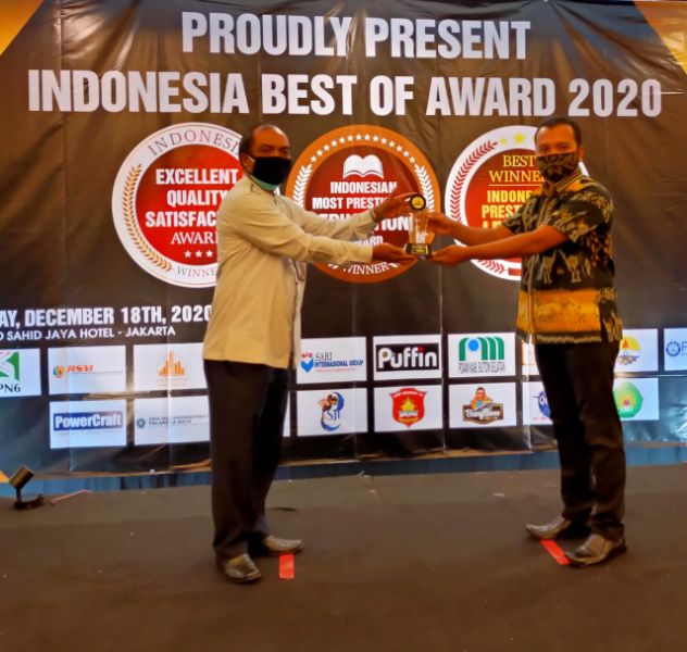 BUMD PT. RSM Kabupaten Tuban menerima Penghargaan di ajang Indonesia The Most Trusted Company of The Year 2020.
