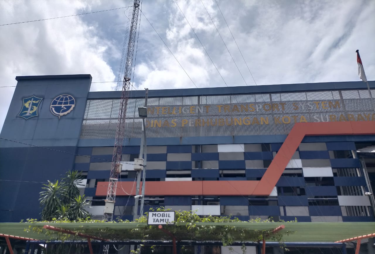 Surabaya Intelligent Transport System (SITS) Dinas Perhubungan Kota Surabaya. sp/fm