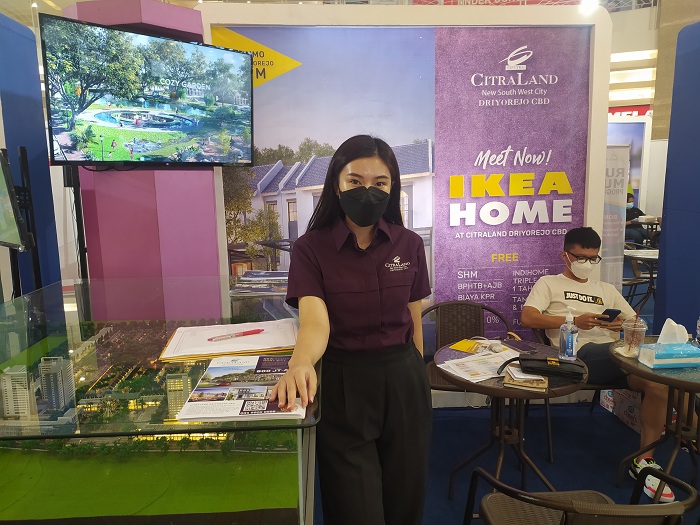 Maria, Marketing Citraland Driyorejo CBD. SP/SATRYA NUGRAHA