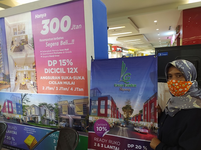 PT Raya Bumi Nusantara Permai memamerkan produk Green Garden Regency.