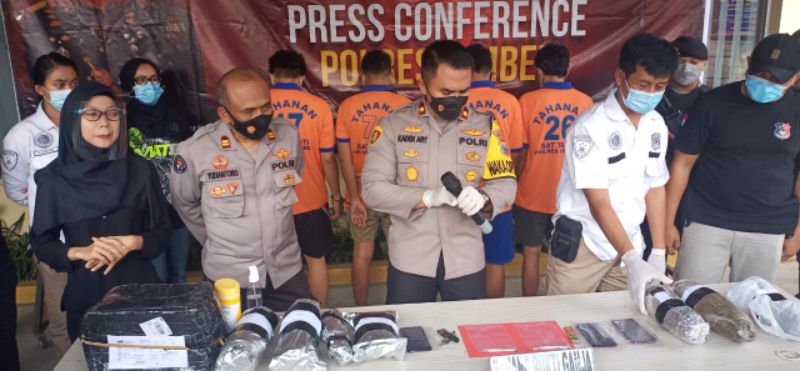 Wakapolres Jember Kompol Kadek Ary Wiguna saat press conference Sabtu (12/6/2021) siang.