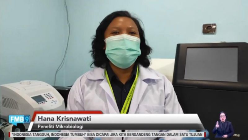 Hana Krismawati dalam webinar Virtual Forum Merdeka Barat 9 (FMB9) yang bertajuk "Solidaritas Tanpa Batas" pada 
Kamis (19/8/2021).