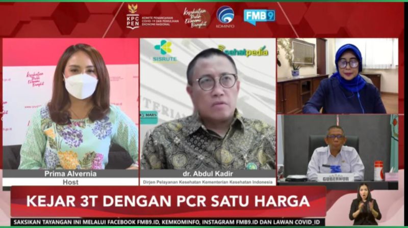 Media
Center KPCPEN menggelar dialog virtual pada Rabu, 25 Agustus 2021, dengan mengundang tiga
narasumber.