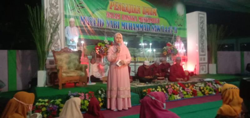 Peringatan Maulid Nabi di Masjid An-Nur, Desa Dukuhsari.