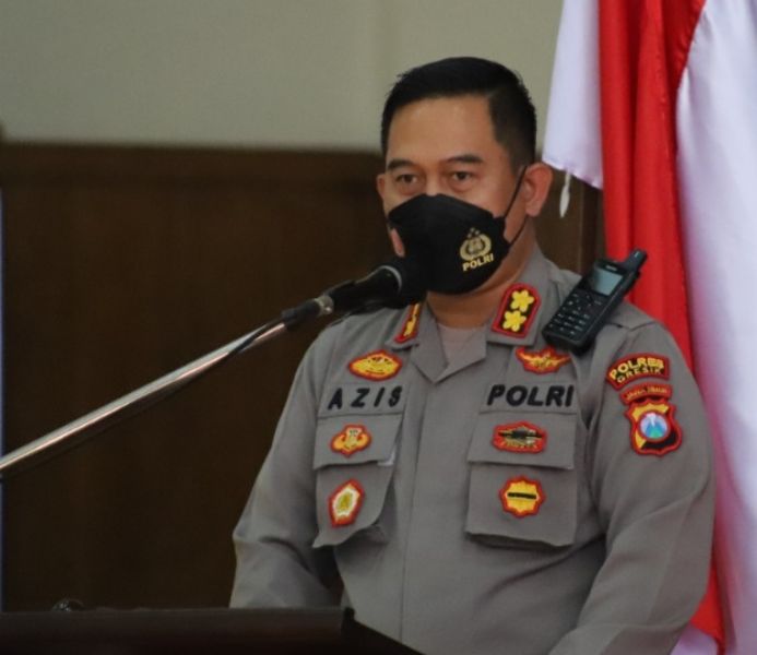 Kapolres Gresik AKBP Mochamad Nur Azis.