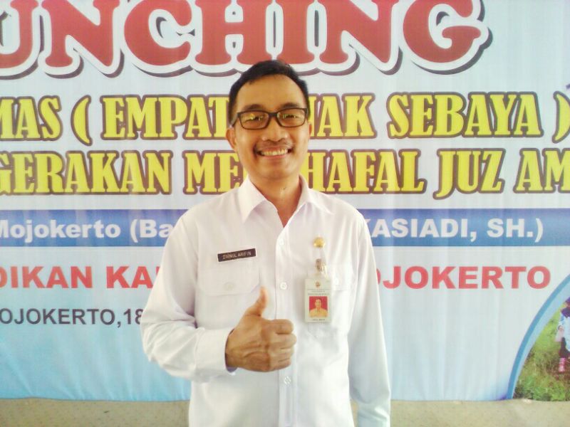 Kepala Dinas Pendidikan Kabupaten Mojokerto, Zainul Arifin.
