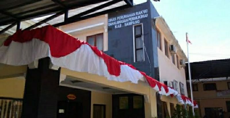 Kantor DPRKP Kabupaten Sampang.