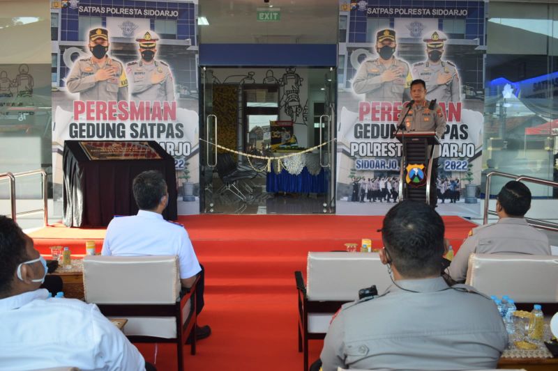 Kantor Satpas Satlantas Polresta Sidoarjo.