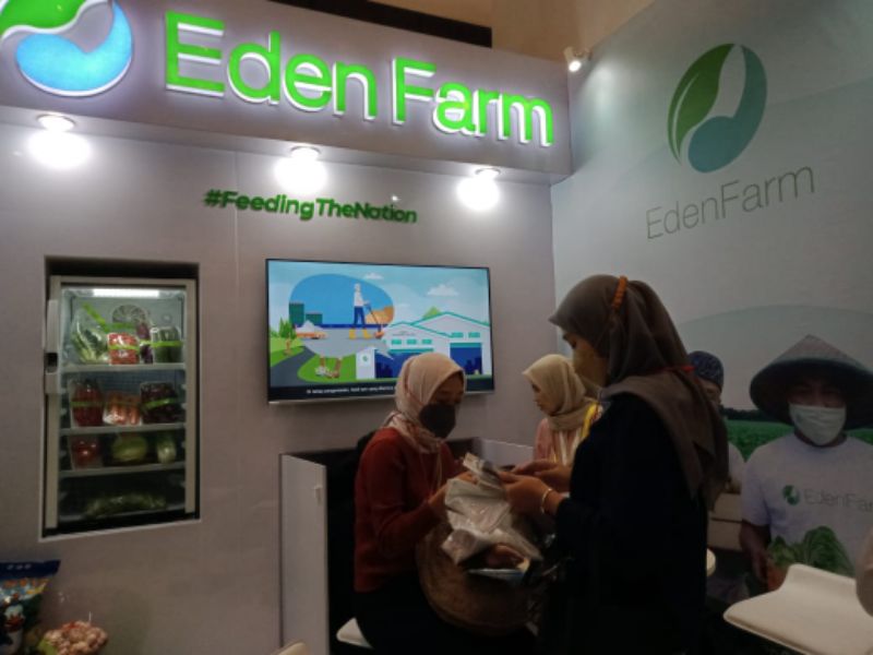 Edenfarm di Indonesia Food Exhibition 2022.